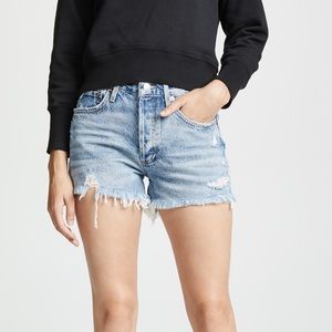 Agolde Parker Vintage Loose Fit Cutoff Shorts